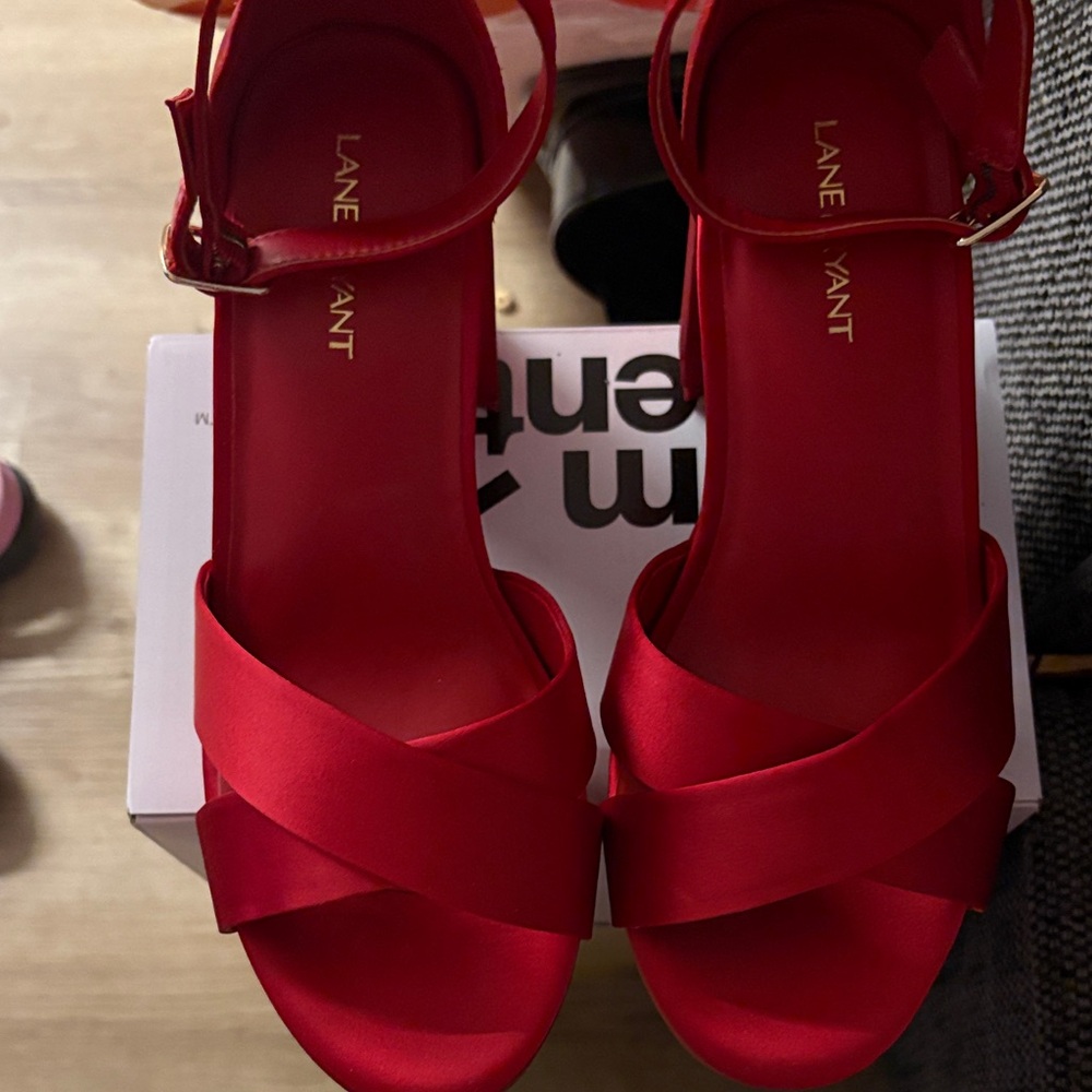 Lane Bryant Women's Bold Red Heels